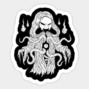 Occultist Mimic b/w Sticker